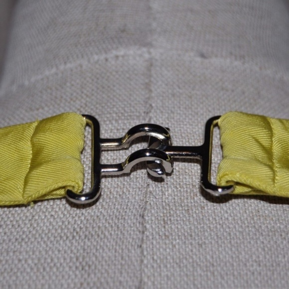 MARCIANO Yellow Pea Mini Cocktail Dress sz S NEW - Picture 7 of 9